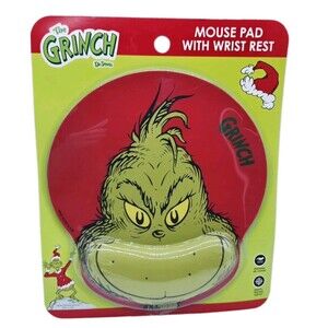 Dr Seuss The Grinch Mouse Pad Wrist Rest Non-Slip Home Office  Gift  Fast Ship